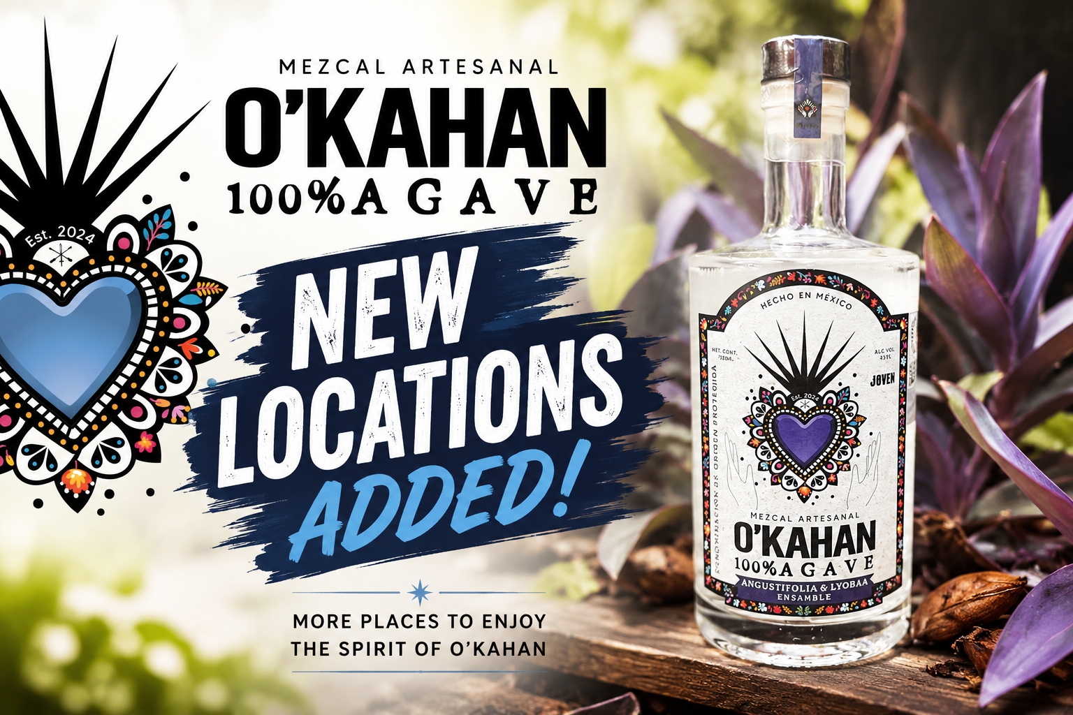 new locations for O'Kahan mezcal